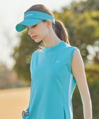 【ゼロハリバートン/ZERO HALLIBURTON】の【雑誌掲載】 デルタニットバイザー 82562 ZHG-CAP レディースサンバイザー ゴルフ ミントグリーン|ID: prp329100004675121 ipo3291000000034305314