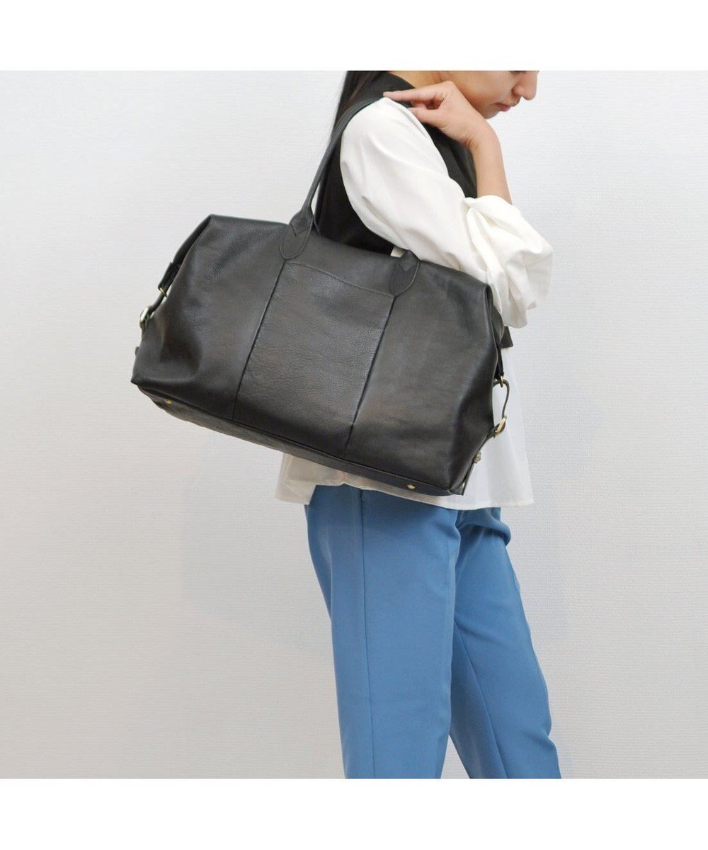 【アンビリオン/UNBILLION】のperche 姫路エアリーレザー2wayボストンバッグM インテリア・キッズ・メンズ・レディースファッション・服の通販 founy(ファニー) ファッション Fashion レディースファッション Fashion for Women おすすめ Recommended / Our Picks オイル Body Oil ショルダー Shoulder, Shoulder Strap ボストン Boston ボストンバッグ Boston Bag, Retro Bag ポケット Pocket, Pocket Detail 旅行 Travel 日本製 Made In Japan 財布 Wallet, Purse 軽量 Lightweight, Ultra Light ビジネス 仕事 通勤 Business / Work / Commuting ブラック|ID: prp329100004675149 ipo3291000000034411576