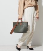 【ラ バガジェリー/LA BAGAGERIE】の【maison vert】 【シュリンク合皮・軽量】変形2WAYバッグ カーキ|ID: prp329100004675159 ipo3291000000034305676