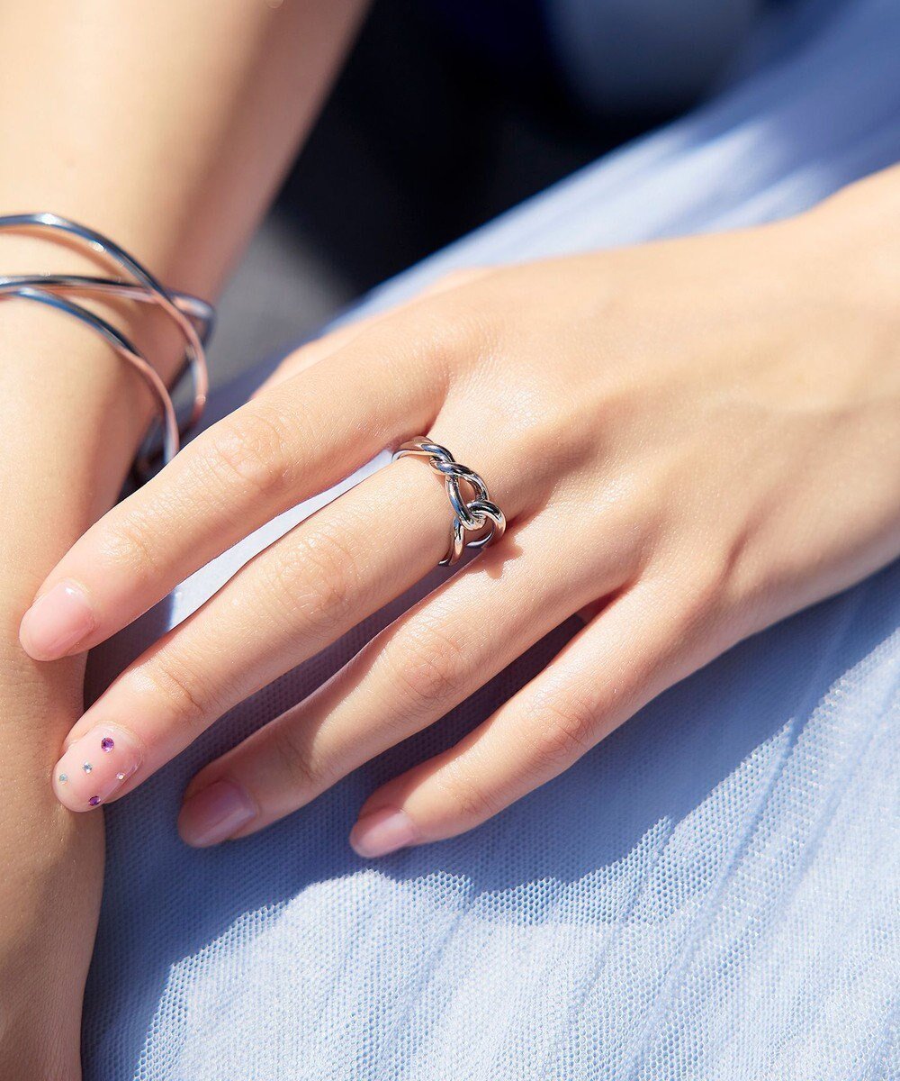 【ティアクラッセ/Tiaclasse】のノットリング インテリア・キッズ・メンズ・レディースファッション・服の通販 founy(ファニー) 　ファッション　Fashion　レディースファッション　Fashion for Women　アクセサリー　Fashion Accessories　シンプル　Simple, Minimal　チュニック　Tunic, Long Top　エレガント 上品　Elegant　再入荷　Restock / Back in Stock　冬　Winter / This Winter　夏　Summer　新作・新入荷　New Arrivals / New In　春　Spring　秋　Autumn　シルバー|ID: prp329100004675164 ipo3291000000036223141