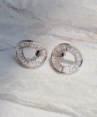 【ティアクラッセ/Tiaclasse】の【金属アレルギー対応】ウェーブサークルピアス シルバー|ID: prp329100004675165 ipo3291000000033784241