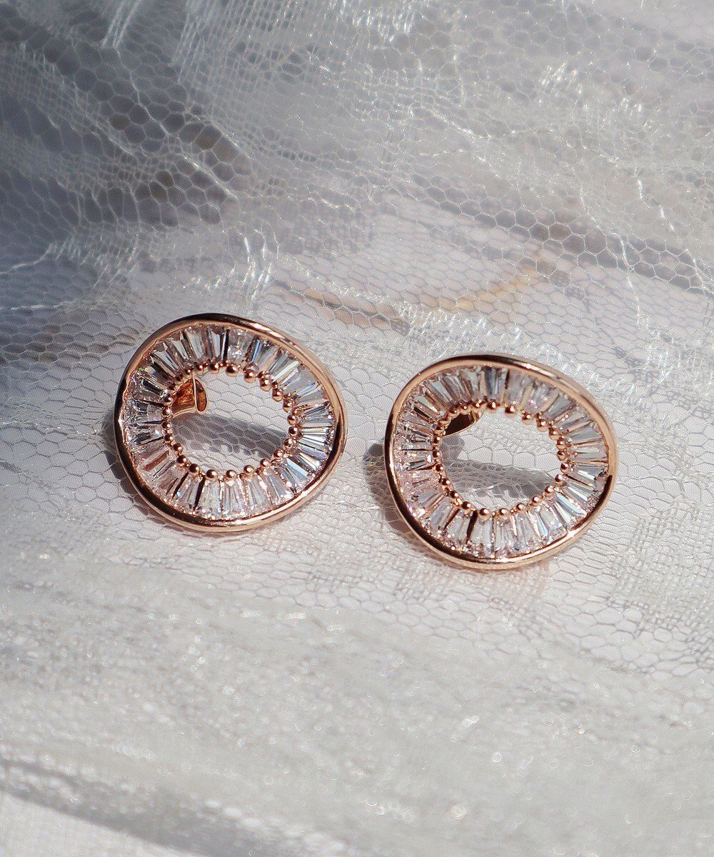 【ティアクラッセ/Tiaclasse】の【金属アレルギー対応】ウェーブサークルピアス インテリア・キッズ・メンズ・レディースファッション・服の通販 founy(ファニー) 　ファッション　Fashion　レディースファッション　Fashion for Women　アクセサリー　Fashion Accessories　オケージョン　Occasion Wear　春　Spring　秋　Autumn　カッティング　Cutting Detail　コーティング　Coating, Coated Finish　シルバー　Silver, Metallic Silver　チュニック　Tunic, Long Top　冬　Winter / This Winter　再入荷　Restock / Back in Stock　おすすめ　Recommended / Our Picks　夏　Summer　エレガント 上品　Elegant　入学式　Entrance Ceremony　新作・新入荷　New Arrivals / New In　結婚式　Wedding　二次会　After Party　ピンクゴールド|ID: prp329100004675165 ipo3291000000034305724