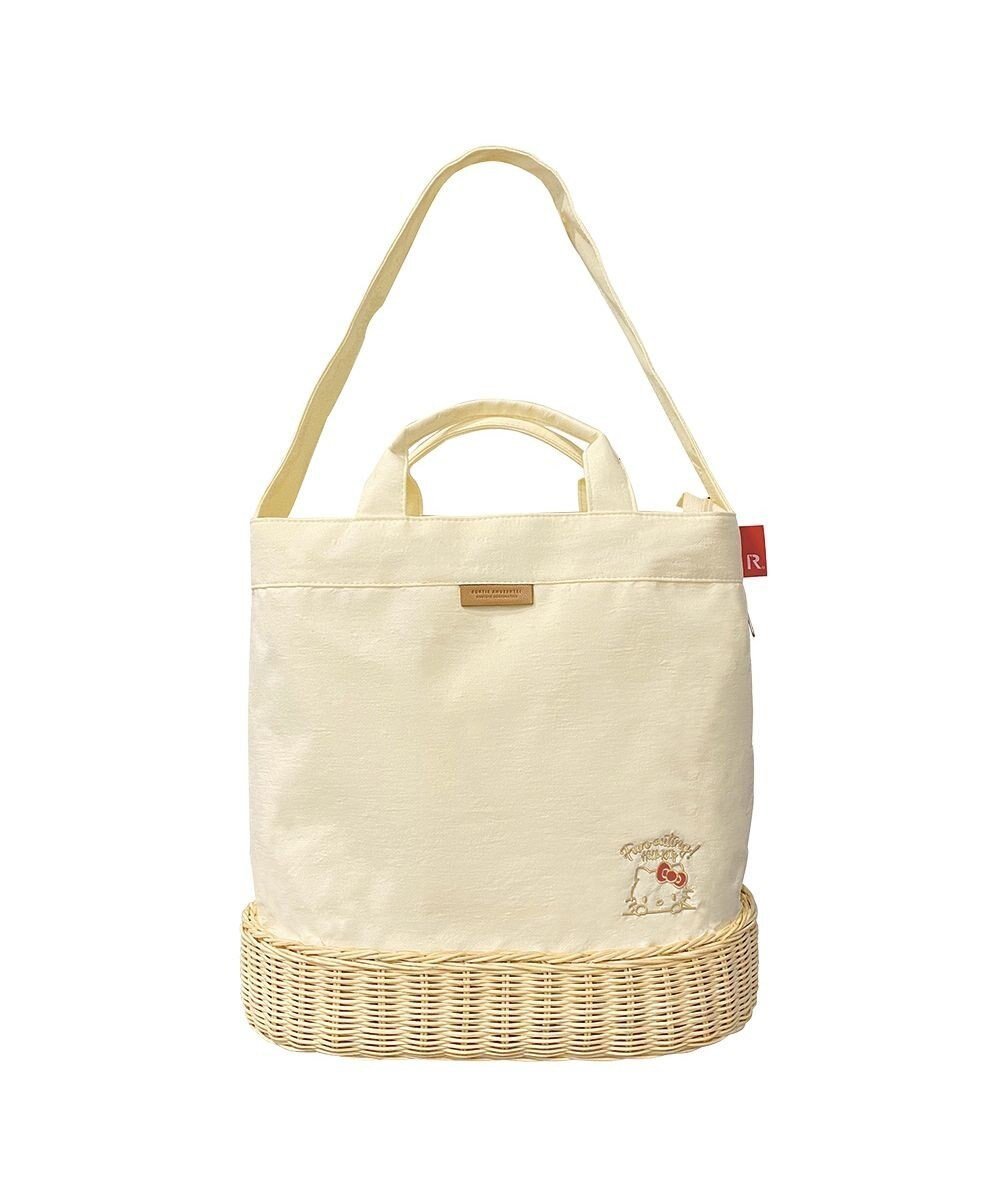 【ルートート/ROOTOTE】の8365【サンリオ カゴバッグ】IP.ミディアム2way.スロース.ハローキティ-A 人気、トレンドファッション・服の通販 founy(ファニー) 　ファッション　Fashion　レディースファッション　Fashion for Women　インナー　Innerwear　春　Spring　カメラ　Camera Accessories　ショルダー　Shoulder, Shoulder Strap　スマホ　Smartphone, Mobile Device　手編み　Hand-Knitted, Handmade Knit　バスケット　Basket, Basket Bag　ポケット　Pocket, Pocket Detail　ラタン　Rattan, Woven Rattan　ワンポイント　One Point, Statement Accent　S/S・春夏　SS, Spring/Summer, Warm Season　夏　Summer　エレガント 上品　Elegant　新作・新入荷　New Arrivals / New In　 other-1|ID: prp329100004675189 ipo3291000000034305178