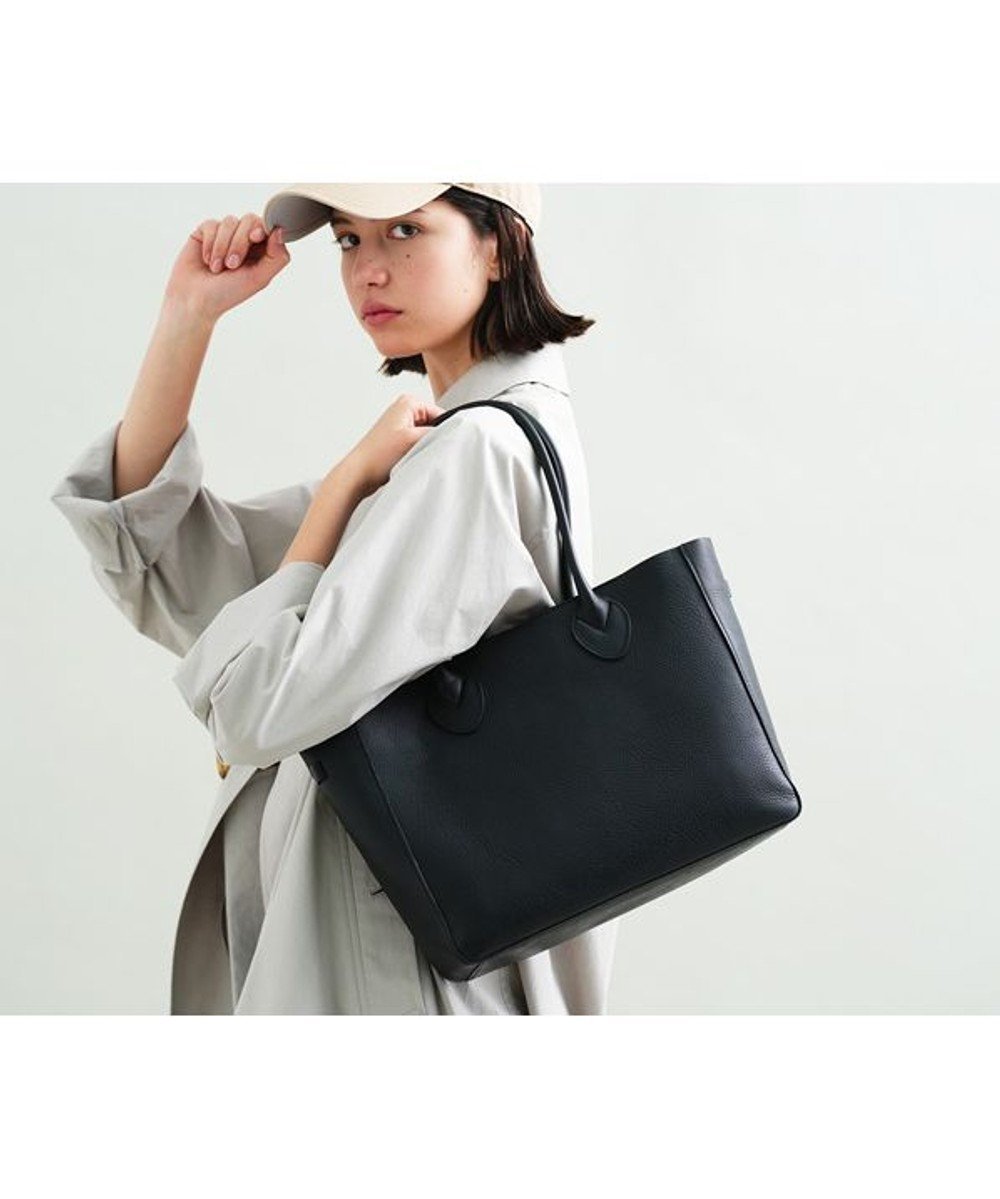 【ゲンテン/genten】のミネルヴァ トートバッグ(中) インテリア・キッズ・メンズ・レディースファッション・服の通販 founy(ファニー) 　ファッション　Fashion　レディースファッション　Fashion for Women　バッグ　Bags　インナー　Innerwear　ポケット　Pocket, Pocket Detail　ビジネス 仕事 通勤　Business / Work / Commuting　クロ|ID: prp329100004675193 ipo3291000000034305913