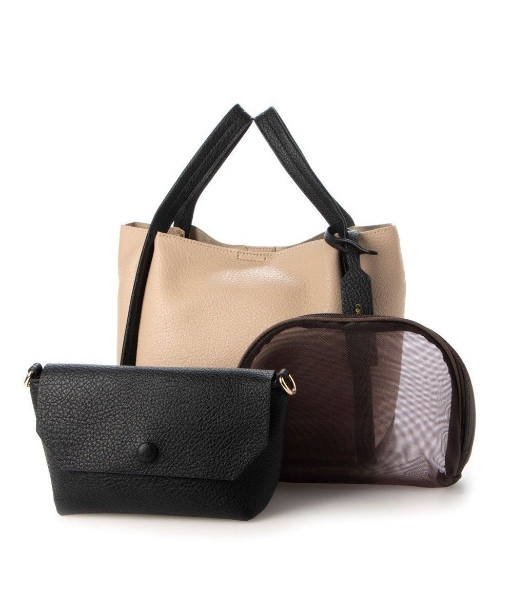 【アンビリオン/UNBILLION】のカシュカシュ cachecache / ミニショルダー付きソフトレザー調ミニトートバッグ 人気、トレンドファッション・服の通販 founy(ファニー) 　ファッション　Fashion　レディースファッション　Fashion for Women　バッグ　Bags　カラフル　Colorful Design　ショルダー　Shoulder, Shoulder Strap　ハンド　Hand, Handmade　ポーチ　Pouch, Small Case　ミックス　Mix, Mixed Style　メッシュ　Mesh, Net Fabric　モチーフ　Motif, Design Theme　再入荷　Restock / Back in Stock　 other-1|ID: prp329100004675203 ipo3291000000034314465