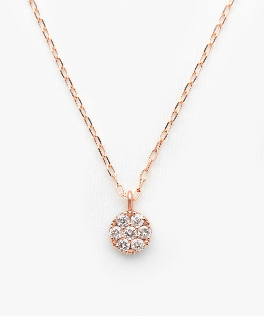 【トッカ/TOCCA】の【WEB限定】DAHLIA DIAMOND NECKLACE ダイヤモンド ネックレス インテリア・キッズ・メンズ・レディースファッション・服の通販 founy(ファニー) 　ファッション　Fashion　レディースファッション　Fashion for Women　ジュエリー　Jewelry　ネックレス　Necklaces & Pendants　アクセサリー　Fashion Accessories　コイン　Coin, Coin Design　シリコン　Silicone, Silicone Material　シンプル　Simple, Minimal　ダイヤモンド　Diamond, Brilliant Cut　チェーン　Chain, Chain Strap　デコルテ　Décolleté, Neckline　ネックレス　Necklace, Pendant Necklace　フォルム　Silhouette, Form　ポーチ　Pouch, Small Case　モチーフ　Motif, Design Theme　ラウンド　Round, Round Neck　おすすめ　Recommended / Our Picks　ピンクゴールド系|ID: prp329100004675206 ipo3291000000033784387