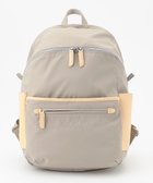 【イザック/Y'SACCS】の【ナイロンタフタ×リサイクルレザー】デイリーリュック ライトグレー|ID: prp329100004675216 ipo3291000000034306148