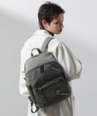 【イザック/Y'SACCS】の【ナイロンタフタ×リサイクルレザー】デイリーリュック ダークグレー|ID: prp329100004675216 ipo3291000000034306150