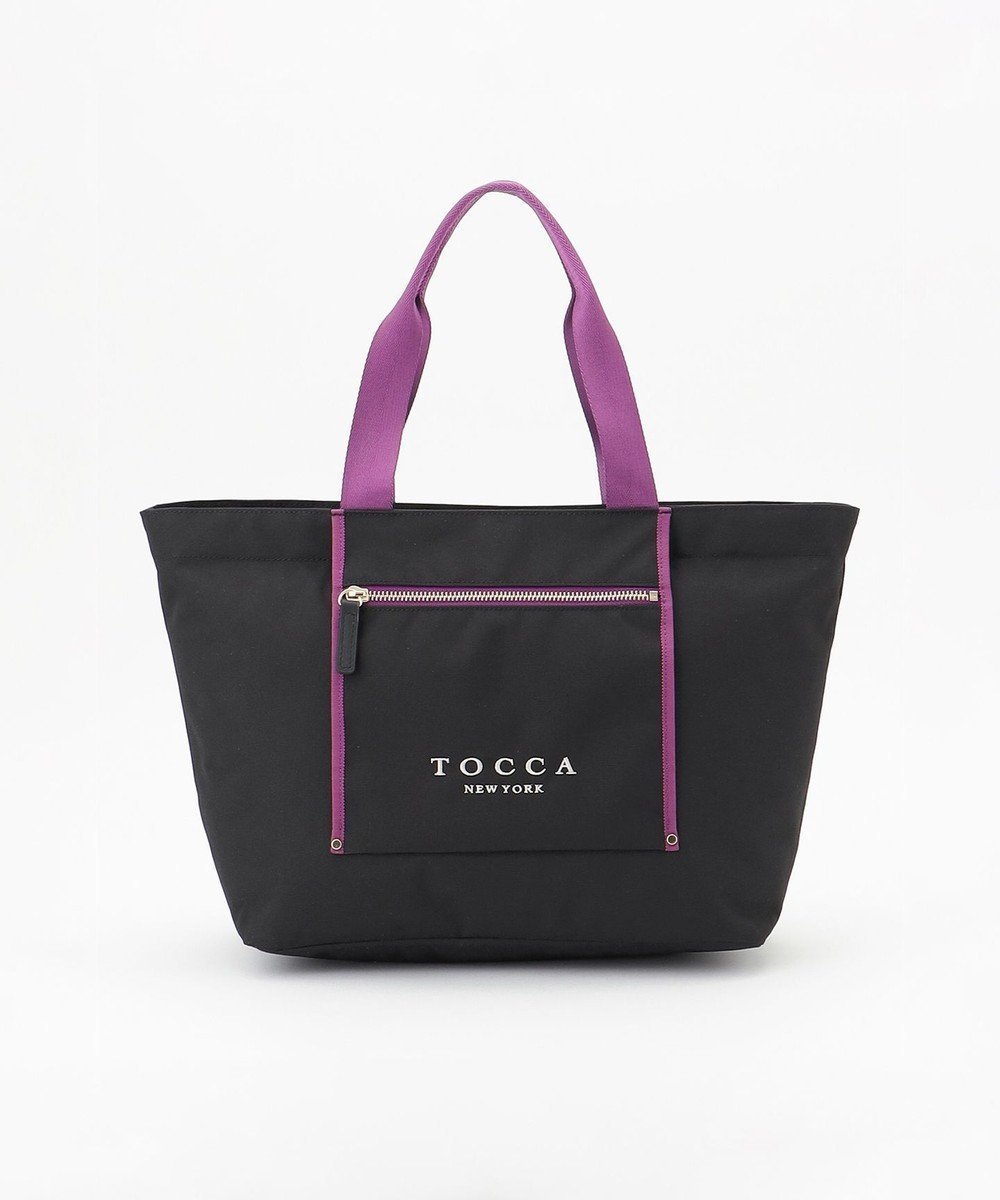 【トッカ/TOCCA】の【WEB限定&一部店舗限定】STRADA TOTE トートバッグ インテリア・キッズ・メンズ・レディースファッション・服の通販 founy(ファニー) 　ファッション　Fashion　レディースファッション　Fashion for Women　バッグ　Bags　イタリア　Italy　クラウン　Crown, Royal Motif　シューズ　Shoes, Footwear　ジップ　Zip, Zipper　スポーツ　Sports, Activewear　財布　Wallet, Purse　ポケット　Pocket, Pocket Detail　リュクス　Luxury, Elegant, High-End, Chic　旅行　Travel　ブラック系|ID: prp329100004675222 ipo3291000000034306217