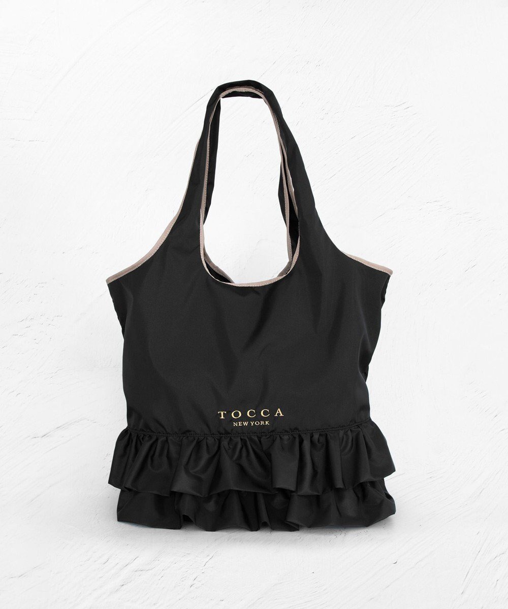 【トッカ/TOCCA】のFRILL SUBBAG サブバッグ インテリア・キッズ・メンズ・レディースファッション・服の通販 founy(ファニー) 　ファッション　Fashion　レディースファッション　Fashion for Women　バッグ　Bags　冬　Winter / This Winter　おすすめ　Recommended / Our Picks　エレガント 上品　Elegant　トリミング　Trimming, Decorative Edge　フリル　Frill, Ruffle　ボトム　Bottoms, Lower Wear　ポケット　Pocket, Pocket Detail　リュクス　Luxury, Elegant, High-End, Chic　A/W・秋冬　Autumn/Winter　財布　Wallet, Purse　ビジネス 仕事 通勤　Business / Work / Commuting　ブラック系|ID: prp329100004675223 ipo3291000000034674689
