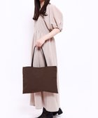 【エアリスト/airlist】の【日本製・エコ素材】トートバッグ (A4横) Linere リンネル ココア|ID: prp329100004675231 ipo3291000000034306311