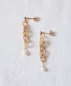 【カスミノ/CASUMINO】のmicro chain ピアス 人気、トレンドファッション・服の通販 founy(ファニー) ファッション Fashion レディースファッション Fashion for Women アクセサリー Fashion Accessories イヤリング Earrings かぎ針 Crochet チェーン Chain, Chain Strap 手編み Hand-Knitted, Handmade Knit パール Pearl, Pearl Accent レース Lace, Lace Fabric ワイヤー Wire, Wired Bra エレガント 上品 Elegant thumbnail pearl|ID: prp329100004675250 ipo3291000000034306531