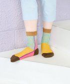 【コキュウ/COQ】の【日本製/シアー/23-25cm】しまうま ソックス ピンク|ID: prp329100004675279 ipo3291000000034306770