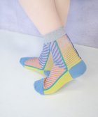 【コキュウ/COQ】の【日本製/シアー/23-25cm】しまうま ソックス ライトグリーン|ID: prp329100004675279 ipo3291000000034306773