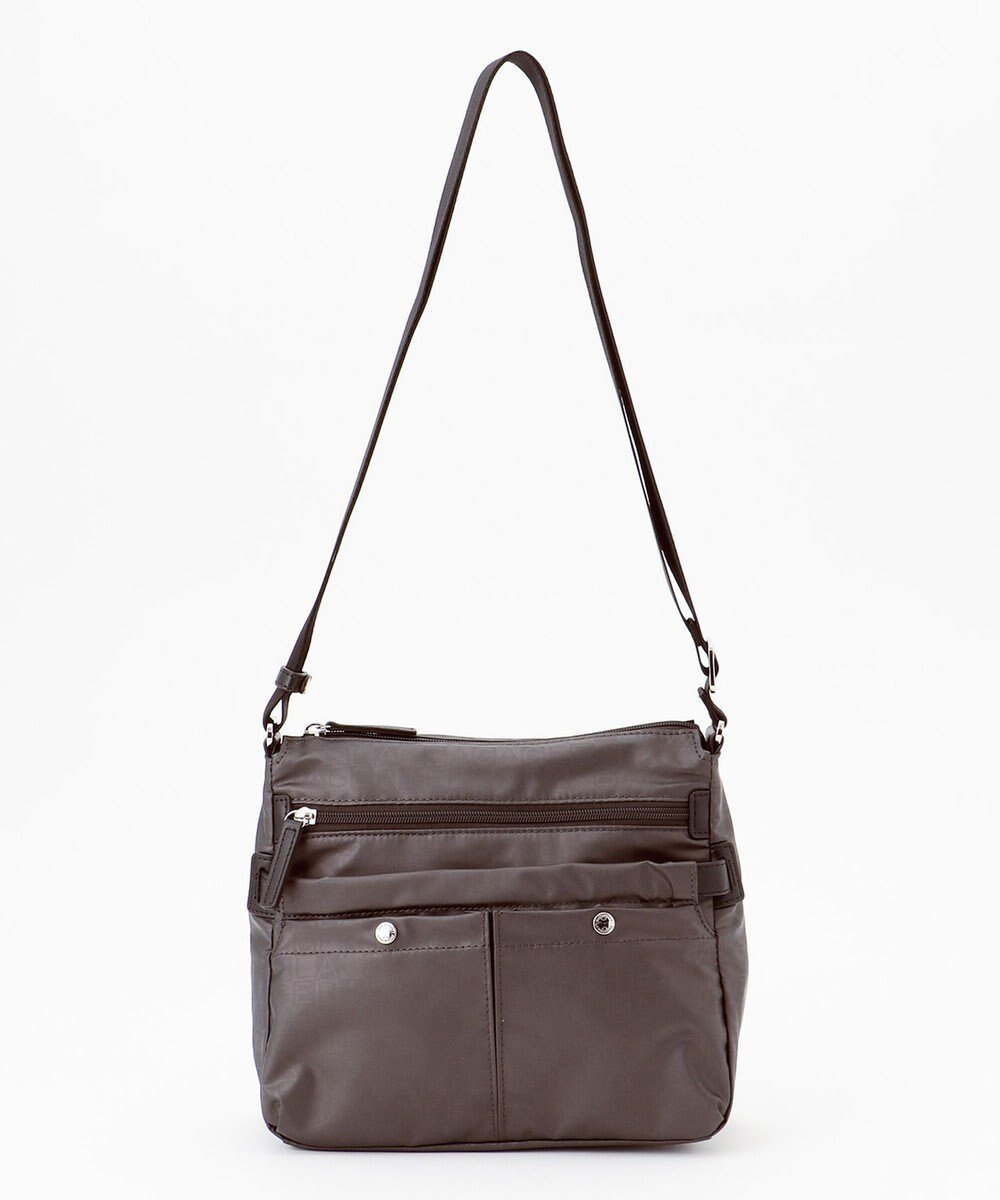 【ラ バガジェリー/LA BAGAGERIE】のモノグラム スクエアナイロンショルダー Sサイズ インテリア・キッズ・メンズ・レディースファッション・服の通販 founy(ファニー) ファッション Fashion レディースファッション Fashion for Women コーティング Coating, Coated Finish シンプル Simple, Minimal スマート Smart, Elegant プリント Print, Printed Pattern ポケット Pocket, Pocket Detail マグネット Magnet, Magnetic Closure 定番 Standard, Basic Item 軽量 Lightweight, Ultra Light ガンメタリック|ID: prp329100004675295 ipo3291000000034306988