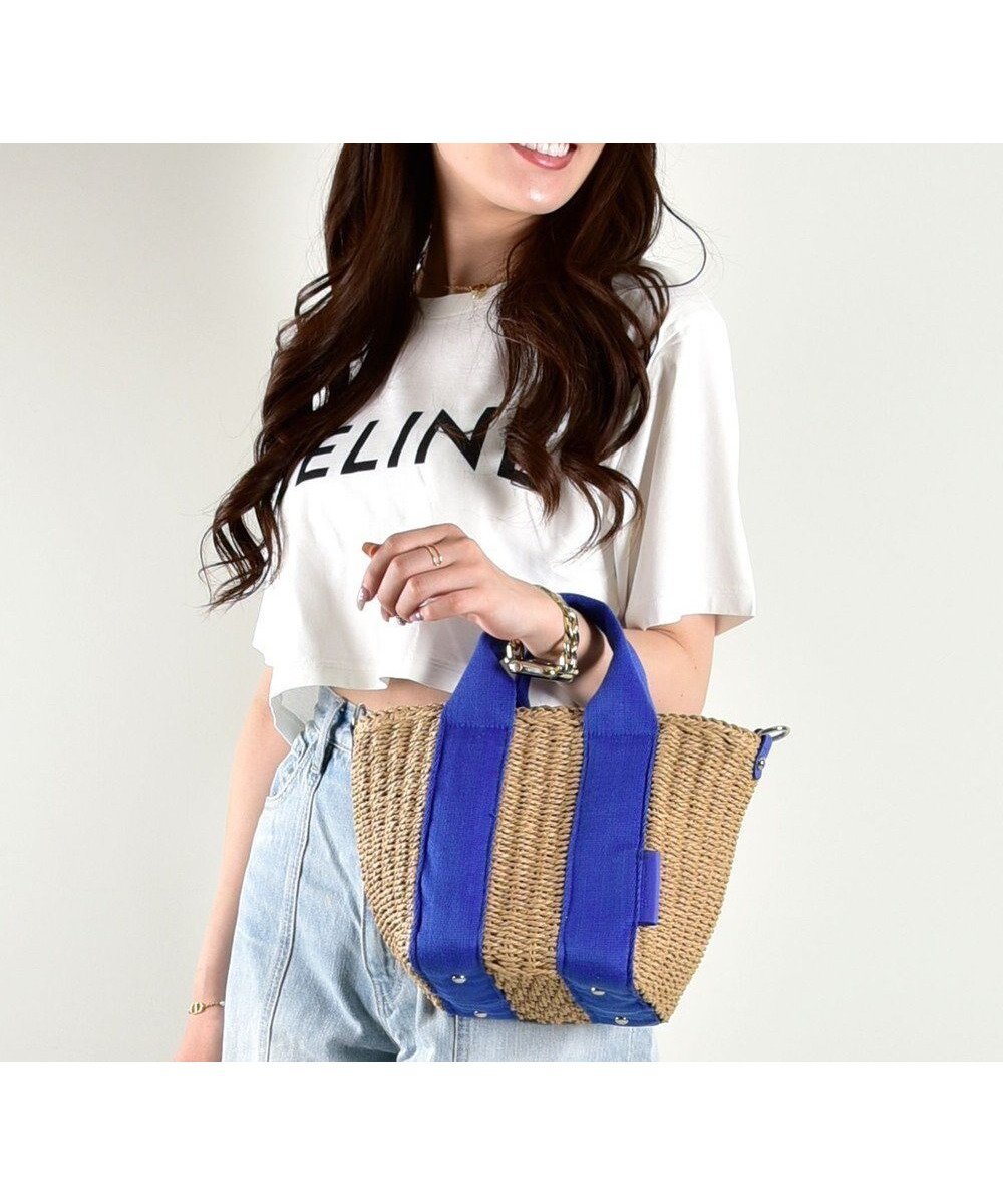 【ラ バガジェリー/LA BAGAGERIE】の【maison vert】【ペーパー素材使用】2WAYかごバッグ インテリア・キッズ・メンズ・レディースファッション・服の通販 founy(ファニー) 　ファッション　Fashion　レディースファッション　Fashion for Women　バッグ　Bags　財布　Wallet, Purse　ハンカチ　Handkerchief, Hanky　ペーパー　Paper, Kraft Paper　ポケット　Pocket, Pocket Detail　ポーチ　Pouch, Small Case　リップ　Lip, Lip Motif　ブルー|ID: prp329100004675324 ipo3291000000034314444