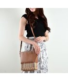 【ラ バガジェリー/LA BAGAGERIE】の【maison vert】【柳バスケット使用】コンビスクエアかごバッグ キャメル|ID: prp329100004675327 ipo3291000000034314567