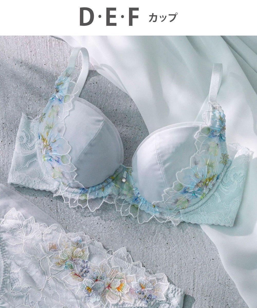 【ウィング/Wing】のWing Lesiage 【2820シリーズ】 ブラジャー 脇すっきりの着やせシルエット 背中の段差軽減 ウイング/ワコール PB2821 インテリア・キッズ・メンズ・レディースファッション・服の通販 founy(ファニー) 　ファッション　Fashion　レディースファッション　Fashion for Women　おすすめ　Recommended / Our Picks　アンダー　Underwear Essentials　エアリー　Airy Texture　チュール　Tulip, Tulip Motif　フィット　Fit, Slim Fit　ブラジャー　Bra, Lingerie　プリント　Print, Printed Pattern　レース　Lace, Lace Fabric　エレガント 上品　Elegant　グレー|ID: prp329100004675346 ipo3291000000033784907