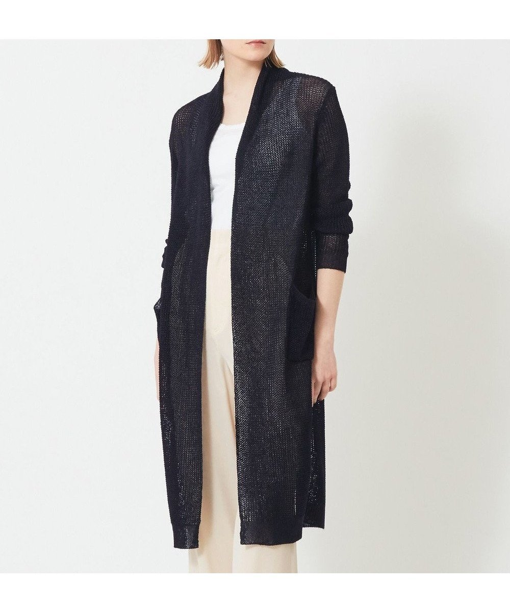 【ベイジ,/BEIGE,】のOPTICAL / ロングカーディガン インテリア・キッズ・メンズ・レディースファッション・服の通販 founy(ファニー) 　ファッション　Fashion　レディースファッション　Fashion for Women　トップス・カットソー　Cut & Sew Tops　カーディガン・羽織り　Layered Style Cardigans　2023年　2023　2023春夏・S/S　Spring/Summer 2023 SS23　インナー　Innerwear　カーディガン　Cardigan, Knitwear　スタイリッシュ　Stylish, Fashionable　リラックス　Relax, Relaxed Fit　ロング　Long, Long-Length　夏　Summer　定番　Standard, Basic Item　春　Spring　S/S・春夏　SS, Spring/Summer, Warm Season　畦　Ribbed Knit　Navy|ID: prp329100004675351 ipo3291000000033784933