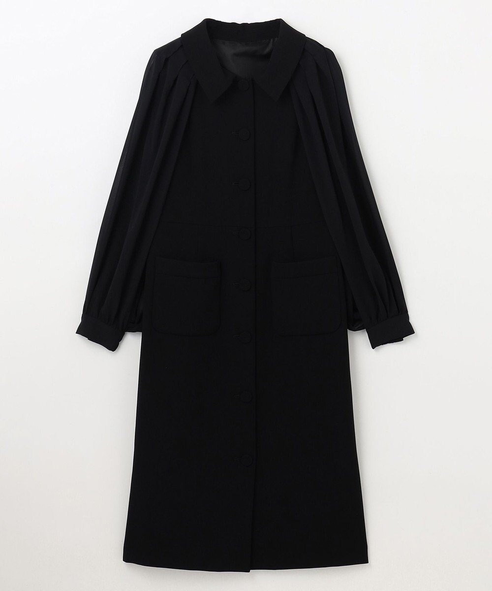 【グレース コンチネンタル/GRACE CONTINENTAL】のシアスリーブレイヤードレス 人気、トレンドファッション・服の通販 founy(ファニー) 　ファッション　Fashion　レディースファッション　Fashion for Women　ワンピース　Dresses　フォーマル・パーティードレス・結婚式用ドレス　Elegant & Casual Dresses　エレガント 上品　Elegant　コレクション　Collection, Seasonal Line　コンシャス　Conscious, Bodycon　スペシャル　Special, Limited Edition　セレモニー　Ceremony　ドレス　Dress, One-Piece　ノースリーブ　Sleeveless, No-Sleeve　パターン　Pattern, Design Print　夏　Summer　S/S・春夏　SS, Spring/Summer, Warm Season　A/W・秋冬　Autumn/Winter　 other-1|ID: prp329100004675355 ipo3291000000033784941