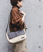 【ユーシ/YUSHI】のEVER - FLAP SHOULDER ナイロン 本革 かぶせショルダーバッグ ベージュ|ID: prp329100004675367 ipo3291000000034315198