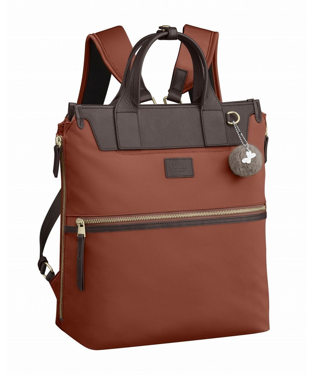 【エースバッグズアンドラゲッジ/ACE BAGS & LUGGAGE】のKanana project PJ-14 リュックサック 17315 カナナプロジェクト インテリア・キッズ・メンズ・レディースファッション・服の通販 founy(ファニー) 　ファッション　Fashion　レディースファッション　Fashion for Women　バッグ　Bags　傘　Umbrella, Parasol　抗菌　Antibacterial, Bacteria-Resistant　トラベル　Travel, Travel Gear　フォルム　Silhouette, Form　フロント　Front, Front Design　ポケット　Pocket, Pocket Detail　リュック　Backpack, Rucksack　リラックス　Relax, Relaxed Fit　ビジネス 仕事 通勤　Business / Work / Commuting　テラコッタ|ID: prp329100004675369 ipo3291000000034315232