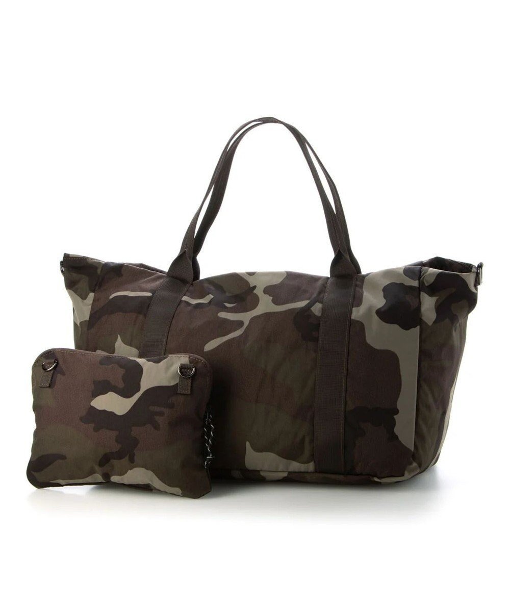 【アンビリオン/UNBILLION】のcachecache パッカブルナイロンボストンバッグ インテリア・キッズ・メンズ・レディースファッション・服の通販 founy(ファニー) 　ファッション　Fashion　レディースファッション　Fashion for Women　バッグ　Bags　カラフル　Colorful Design　コンパクト　Compact, Small Size　軽量　Lightweight, Ultra Light　ショルダー　Shoulder, Shoulder Strap　トラベル　Travel, Travel Gear　ハンド　Hand, Handmade　ボストンバッグ　Boston Bag, Retro Bag　ミックス　Mix, Mixed Style　モチーフ　Motif, Design Theme　ループ　Loop, Loop Knit　再入荷　Restock / Back in Stock　旅行　Travel　カモ|ID: prp329100004675387 ipo3291000000034314880