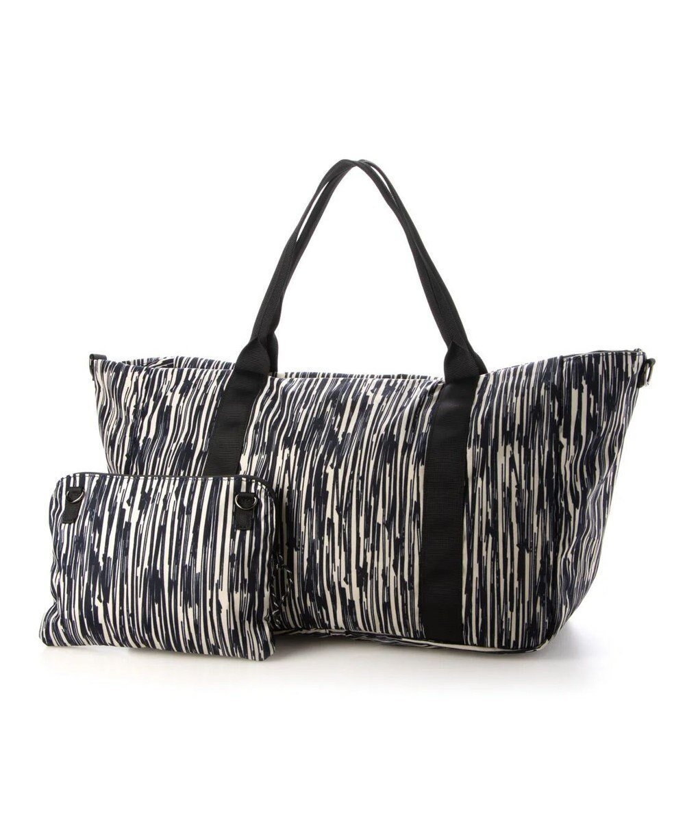 【アンビリオン/UNBILLION】のcachecache パッカブルナイロンボストンバッグ インテリア・キッズ・メンズ・レディースファッション・服の通販 founy(ファニー) 　ファッション　Fashion　レディースファッション　Fashion for Women　バッグ　Bags　カラフル　Colorful Design　コンパクト　Compact, Small Size　軽量　Lightweight, Ultra Light　ショルダー　Shoulder, Shoulder Strap　トラベル　Travel, Travel Gear　ハンド　Hand, Handmade　ボストンバッグ　Boston Bag, Retro Bag　ミックス　Mix, Mixed Style　モチーフ　Motif, Design Theme　ループ　Loop, Loop Knit　再入荷　Restock / Back in Stock　旅行　Travel　アイボリーネイビー|ID: prp329100004675387 ipo3291000000034314885