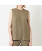 【ベイジ,/BEIGE,】のCAROLE / クルーネックブラウス Khaki×Sand|ID: prp329100004675406 ipo3291000000033785149