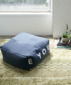 【ルームアンドスプール/LOOM&SPOOL】のCYEフロアクッション ネイビー|ID: prp329100004675409 ipo3291000000034315066