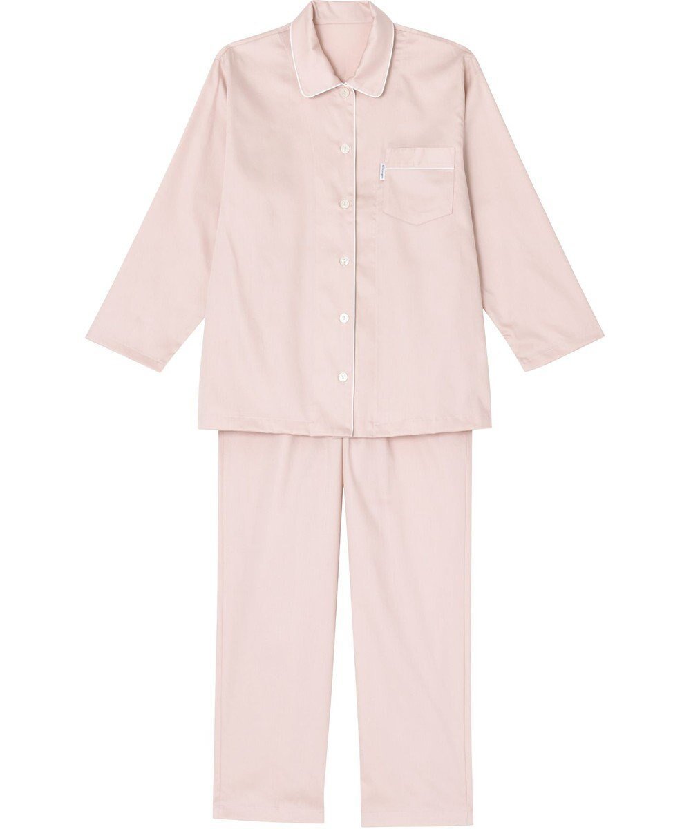 【ワコール 睡眠科学/wacoal suimin】の【パジャマ】 長袖 長ズボン 綿100%のサテン生地 なめらかな肌ざわり 睡眠科学/ワコール YDX513 人気、トレンドファッション・服の通販 founy(ファニー) ファッション Fashion レディースファッション Fashion for Women トップス・カットソー Cut & Sew Tops なめらか Smooth, Silky Texture サテン Satin, Glossy Fabric パジャマ Pajamas, Sleepwear メンズ Men's, Menswear ロング Long, Long-Length 長袖 Long Sleeve, Full Sleeve other-1|ID: prp329100004675419 ipo3291000000034314860