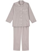 【ワコール 睡眠科学/wacoal suimin】の【パジャマ】 長袖 長ズボン 綿100%のサテン生地 なめらかな肌ざわり 睡眠科学/ワコール YDX513 ベージュ|ID: prp329100004675419 ipo3291000000034314866