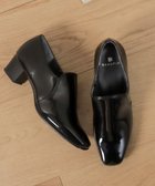 【リーガル フットコミュニティ/REGAL FOOT COMMUNITY】の【ビューフィット】A69W 晴雨兼用スクエア甲深パンプス ブラックエナメル|ID: prp329100004675425 ipo3291000000034316155