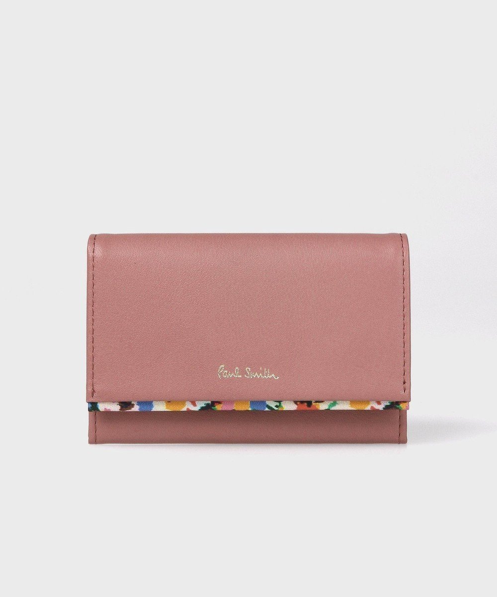 【ポール スミス/Paul Smith】のマーガレットプリントトリム 名刺入れ インテリア・キッズ・メンズ・レディースファッション・服の通販 founy(ファニー) 　ファッション　Fashion　レディースファッション　Fashion for Women　ミニ財布・二つ折り財布　Wallets & Card Cases　カードケース/名刺入れ　Card Holders & Business Cases　シンプル　Simple, Minimal　プリント　Print, Printed Pattern　マーガレット　Marguerite, Daisy Pattern　財布　Wallet, Purse　ピンク|ID: prp329100004675434 ipo3291000000033785258
