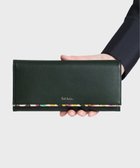 【ポール スミス/Paul Smith】のマーガレットプリントトリム 長財布 ダークグリーン|ID: prp329100004675436 ipo3291000000035525155