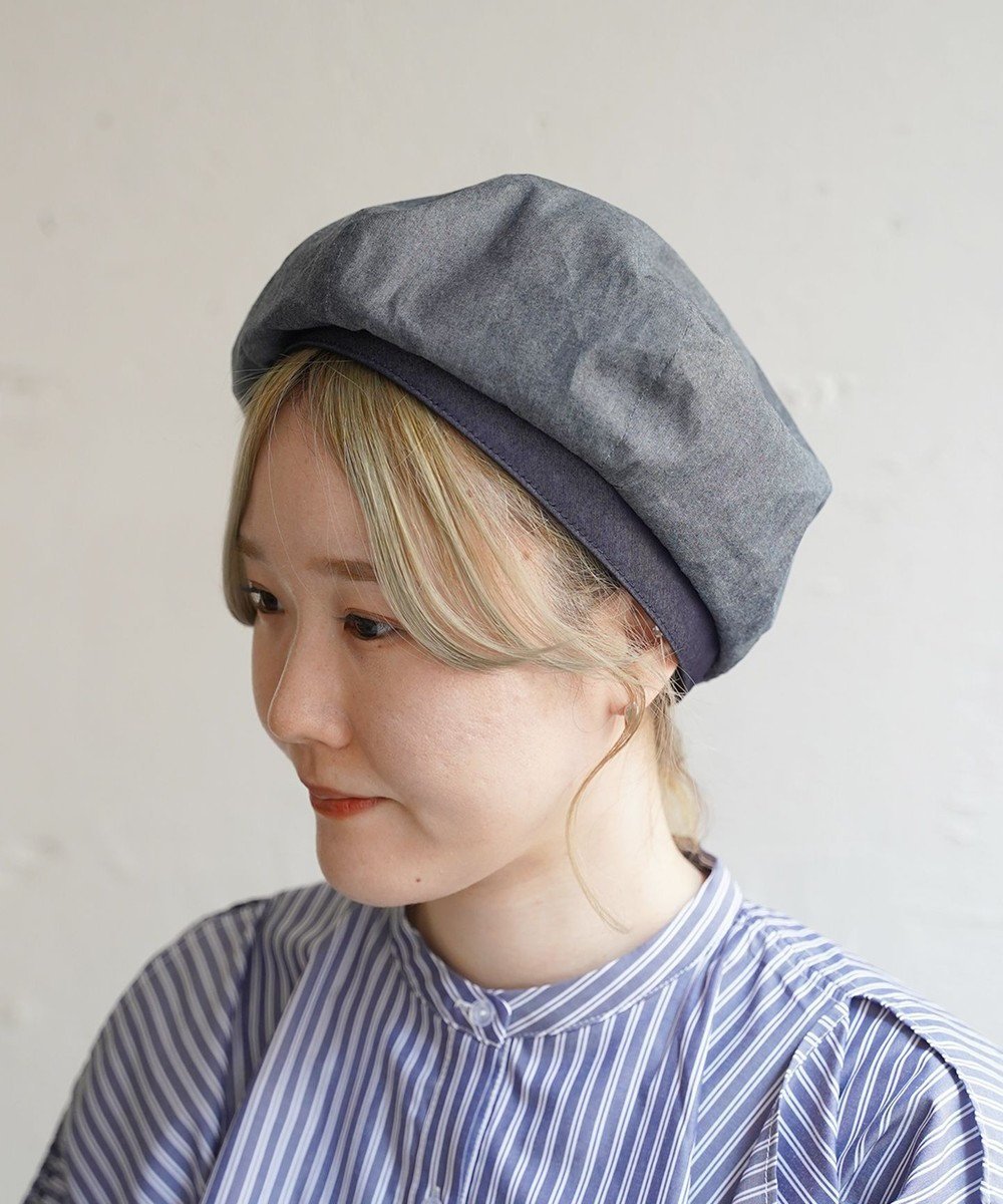 【石田製帽/ISHIDASEIBOU】の備後デニム ベレー 人気、トレンドファッション・服の通販 founy(ファニー) ファッション Fashion レディースファッション Fashion for Women キャップ&ハット Hats & Caps シンプル Simple, Minimal デニム Denim, Jeans Material ファブリック Fabric, Textile フォルム Silhouette, Form ベーシック Basic, Essential 帽子 Hat, Headwear other-1|ID: prp329100004675440 ipo3291000000034316337