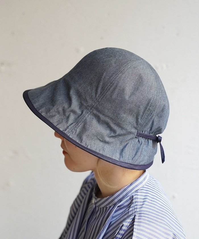 【石田製帽/ISHIDASEIBOU】の備後デニム チューリップ インテリア・キッズ・メンズ・レディースファッション・服の通販 founy(ファニー) https://founy.com/ ファッション Fashion レディースファッション Fashion for Women キャップ&ハット Hats & Caps ギャザー Gathered, Ruffled シンプル Simple, Minimal チューリップ Tube, Tube Top デニム Denim, Jeans Material ファブリック Fabric, Textile フォルム Silhouette, Form ベーシック Basic, Essential 帽子 Hat, Headwear |ID: prp329100004675442 ipo3291000000034316348