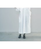 【ムーク/muuc】の〈2WAY〉〈遠州織物の工場で織られた上質なコットン生地〉スタンドカラー 羽織り&シャツワンピース ホワイト|ID: prp329100004675444 ipo3291000000034316377