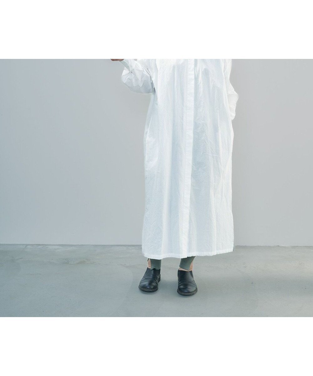 【ムーク/muuc】の〈2WAY〉〈遠州織物の工場で織られた上質なコットン生地〉スタンドカラー 羽織り&シャツワンピース インテリア・キッズ・メンズ・レディースファッション・服の通販 founy(ファニー) ファッション Fashion レディースファッション Fashion for Women ワンピース Dresses シャツワンピース / 1枚で着映えコーデ Shirt Dresses キャンバス Canvas, Canvas Fabric スタンド Stand Collar, Upright Stand 手編み Hand-Knitted, Handmade Knit パターン Pattern, Design Print A/W・秋冬 Autumn/Winter S/S・春夏 SS, Spring/Summer, Warm Season 再入荷 Restock / Back in Stock 夏 Summer ホワイト|ID: prp329100004675444 ipo3291000000034316377