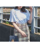 【フェルゥ/Feroux】の【UVケア】ジョーゼットフレアスリーブ Tシャツ スカイブルー系|ID: prp329100004675453 ipo3291000000033785341