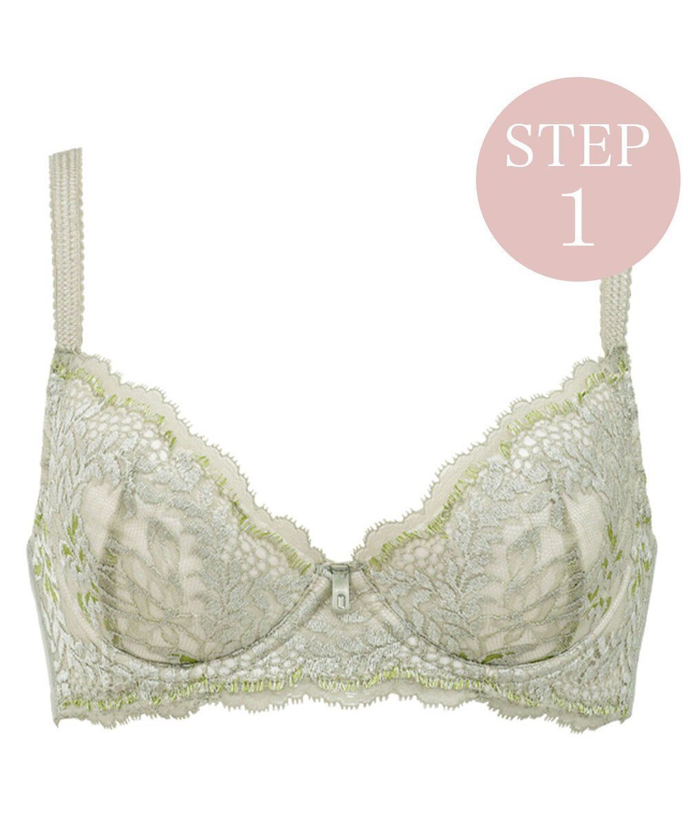 【ブラデリス ニューヨーク/BRADELIS New York】の【BRADELIS New York】ウェンディステップ1ブラ23S2 ふんわり包んで土台を作る育乳補整ブラ インテリア・キッズ・メンズ・レディースファッション・服の通販 founy(ファニー) 　ファッション　Fashion　レディースファッション　Fashion for Women　アンダー　Underwear Essentials　春　Spring　クリスタル　Crystal, Swarovski　コンパクト　Compact, Small Size　ショーツ　Shorts, Short Pants　スクエア　Square, Square Shape　人気　Popular, Best Seller　バランス　Balance, Style Balance　フィット　Fit, Slim Fit　フェミニン　Feminine, Girly　フリンジ　Fringe, Tassel　ブラジャー　Bra, Lingerie　ボタニカル　Botanical, Floral Pattern　ポケット　Pocket, Pocket Detail　モチーフ　Motif, Design Theme　ラップ　Wrap, Wrap Design　ラベンダー　Lavender　レース　Lace, Lace Fabric　ワイヤー　Wire, Wired Bra　おすすめ　Recommended / Our Picks　グリーン|ID: prp329100004675455 ipo3291000000033785348