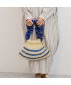 【アンビリオン/UNBILLION】のkakatoo トライアングルペーパークロッシェバッグ ブルー|ID: prp329100004675461 ipo3291000000034314726