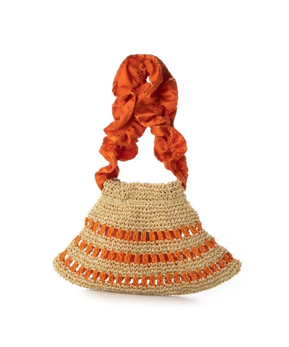 【アンビリオン/UNBILLION】のkakatoo トライアングルペーパークロッシェバッグ インテリア・キッズ・メンズ・レディースファッション・服の通販 founy(ファニー) 　ファッション　Fashion　レディースファッション　Fashion for Women　バッグ　Bags　シンプル　Simple, Minimal　財布　Wallet, Purse　トライアングル　Triangle, Triangular Shape　ハンド　Hand, Handmade　フェミニン　Feminine, Girly　フリル　Frill, Ruffle　ペーパー　Paper, Kraft Paper　ポケット　Pocket, Pocket Detail　マグネット　Magnet, Magnetic Closure　再入荷　Restock / Back in Stock　オレンジ|ID: prp329100004675461 ipo3291000000034314728