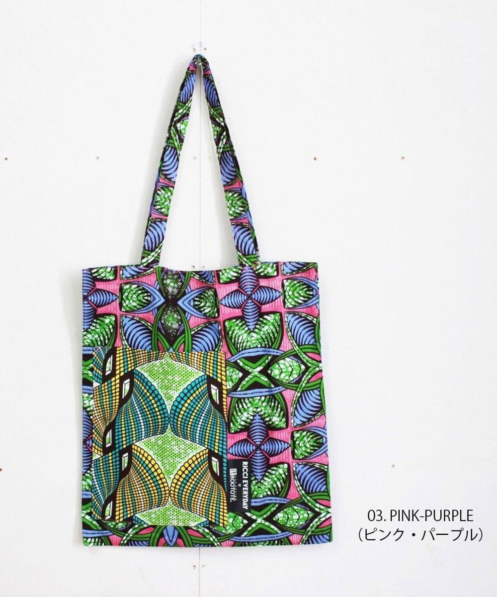 【ルートート/ROOTOTE】の6471【直営店限定】LT.A4.アフリカ-トート-A RICCIEVERYDAY インテリア・キッズ・メンズ・レディースファッション・服の通販 founy(ファニー) 　ファッション　Fashion　レディースファッション　Fashion for Women　バッグ　Bags　カメラ　Camera Accessories　カラフル　Colorful Design　コンパクト　Compact, Small Size　軽量　Lightweight, Ultra Light　財布　Wallet, Purse　プリント　Print, Printed Pattern　ポケット　Pocket, Pocket Detail　新作・新入荷　New Arrivals / New In　ビジネス 仕事 通勤　Business / Work / Commuting　03:ピンク・パープル|ID: prp329100004675462 ipo3291000000034314739