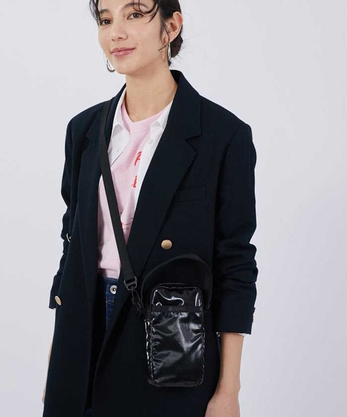 【レスポートサック/LeSportsac】のMINI PHONE CROSSBODY/ブラックシャイン インテリア・キッズ・メンズ・レディースファッション・服の通販 founy(ファニー) https://founy.com/ ファッション Fashion レディースファッション Fashion for Women コレクション Collection, Seasonal Line コンパクト Compact, Small Size 軽量 Lightweight, Ultra Light ショルダー Shoulder, Shoulder Strap シンプル Simple, Minimal スタイリッシュ Stylish, Fashionable スポーティ Sporty, Casual Athletic 人気 Popular, Best Seller プリント Print, Printed Pattern ポケット Pocket, Pocket Detail ポシェット Pochette, Mini Bag ポーチ Pouch, Small Case 無地 Plain, Solid Color おすすめ Recommended / Our Picks スマホケース Smartphone Case |ID: prp329100004675471 ipo3291000000033785391