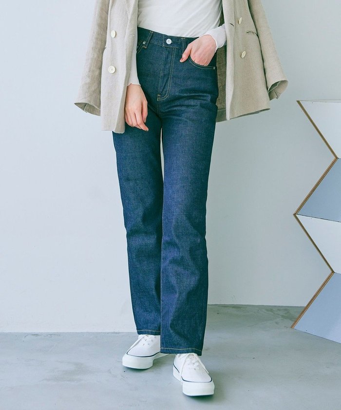 【ウォードブルー/WOADBLUE】のワイドテーパード デニムパンツ インテリア・キッズ・メンズ・レディースファッション・服の通販 founy(ファニー) https://founy.com/ ファッション Fashion レディースファッション Fashion for Women パンツ Pants & Trousers デニムパンツ・ジーンズ・美脚デニム Denim Jeans & Pants ヴィンテージ Vintage Style 春 Spring シルケット Silket, Silky Cotton ジャケット Jacket, Outerwear ストレート Straight, Straight Cut デニム Denim, Jeans Material ネップ Nepp, Slub Yarn 人気 Popular, Best Seller A/W・秋冬 Autumn/Winter S/S・春夏 SS, Spring/Summer, Warm Season 夏 Summer 卒業式 Graduation Ceremony ビジネス 仕事 通勤 Business / Work / Commuting |ID: prp329100004675474 ipo3291000000034314842