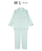 【ワコール 睡眠科学/wacoal suimin】のパジャマ シルク100% 長袖 長ズボン ここちよく眠れる 吸放湿性 レディース YDX542 睡眠科学/ワコール グリーン|ID: prp329100004675478 ipo3291000000034221137