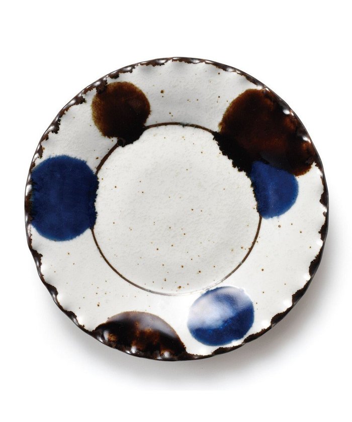 【アイトー製作所/aito】のるり玉 渕波皿5.0 インテリア・キッズ・メンズ・レディースファッション・服の通販 founy(ファニー) https://founy.com/ ファッション Fashion レディースファッション Fashion for Women シンプル Simple, Minimal 皿 Plate, Dish 手描き Hand-Drawn, Illustrated 水玉 Polka Dot, Dot Pattern |ID: prp329100004675488 ipo3291000000034316459