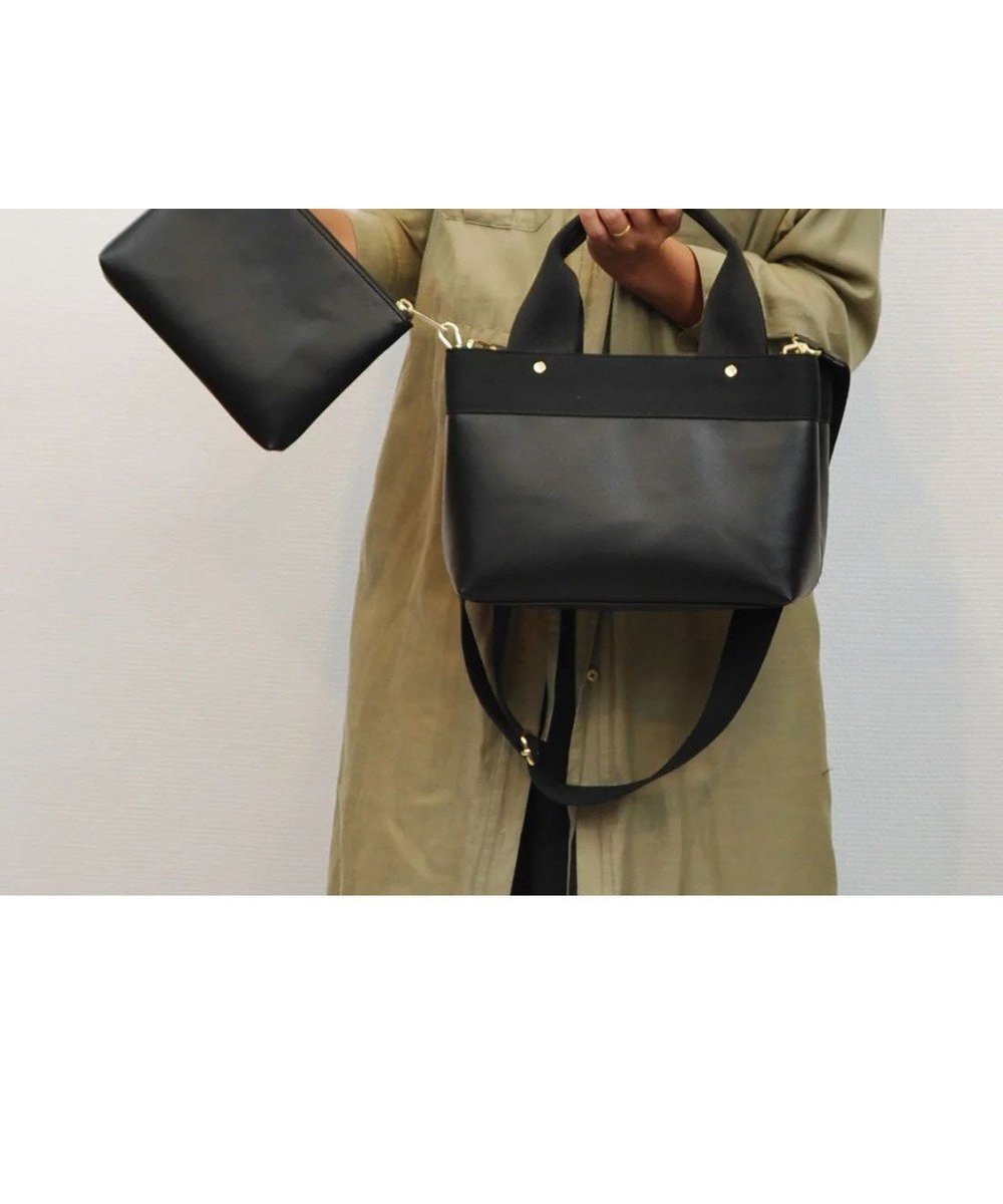 【アンビリオン/UNBILLION】のcachecache テープディテール2wayパーテーショントート 人気、トレンドファッション・服の通販 founy(ファニー) 　ファッション　Fashion　レディースファッション　Fashion for Women　バッグ　Bags　カラフル　Colorful Design　ショルダー　Shoulder, Shoulder Strap　財布　Wallet, Purse　ハンド　Hand, Handmade　ポケット　Pocket, Pocket Detail　ポーチ　Pouch, Small Case　ミックス　Mix, Mixed Style　モチーフ　Motif, Design Theme　再入荷　Restock / Back in Stock　 other-1|ID: prp329100004675503 ipo3291000000034316596