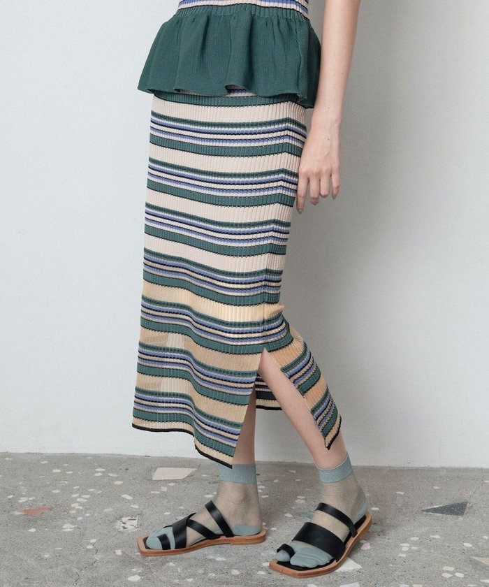 【トリコテ/Tricote】のBORDER SKIRT/ボーダースカート インテリア・キッズ・メンズ・レディースファッション・服の通販 founy(ファニー) https://founy.com/ ファッション Fashion レディースファッション Fashion for Women スカート Skirts アクセサリー Fashion Accessories タンブラー Tumbler, Travel Mug ボーダー Border, Stripe ロング Long, Long-Length ワンポイント One Point, Statement Accent A/W・秋冬 Autumn/Winter S/S・春夏 SS, Spring/Summer, Warm Season おすすめ Recommended / Our Picks 夏 Summer |ID: prp329100004675505 ipo3291000000033785495